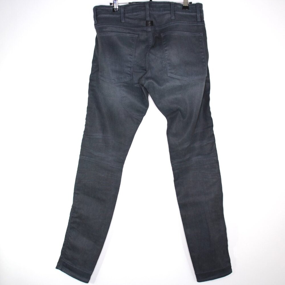 G-Star Raw Mens 33 x 34 5620 3D Coated Skinny Jeans M1060 - Picture 3 of 8